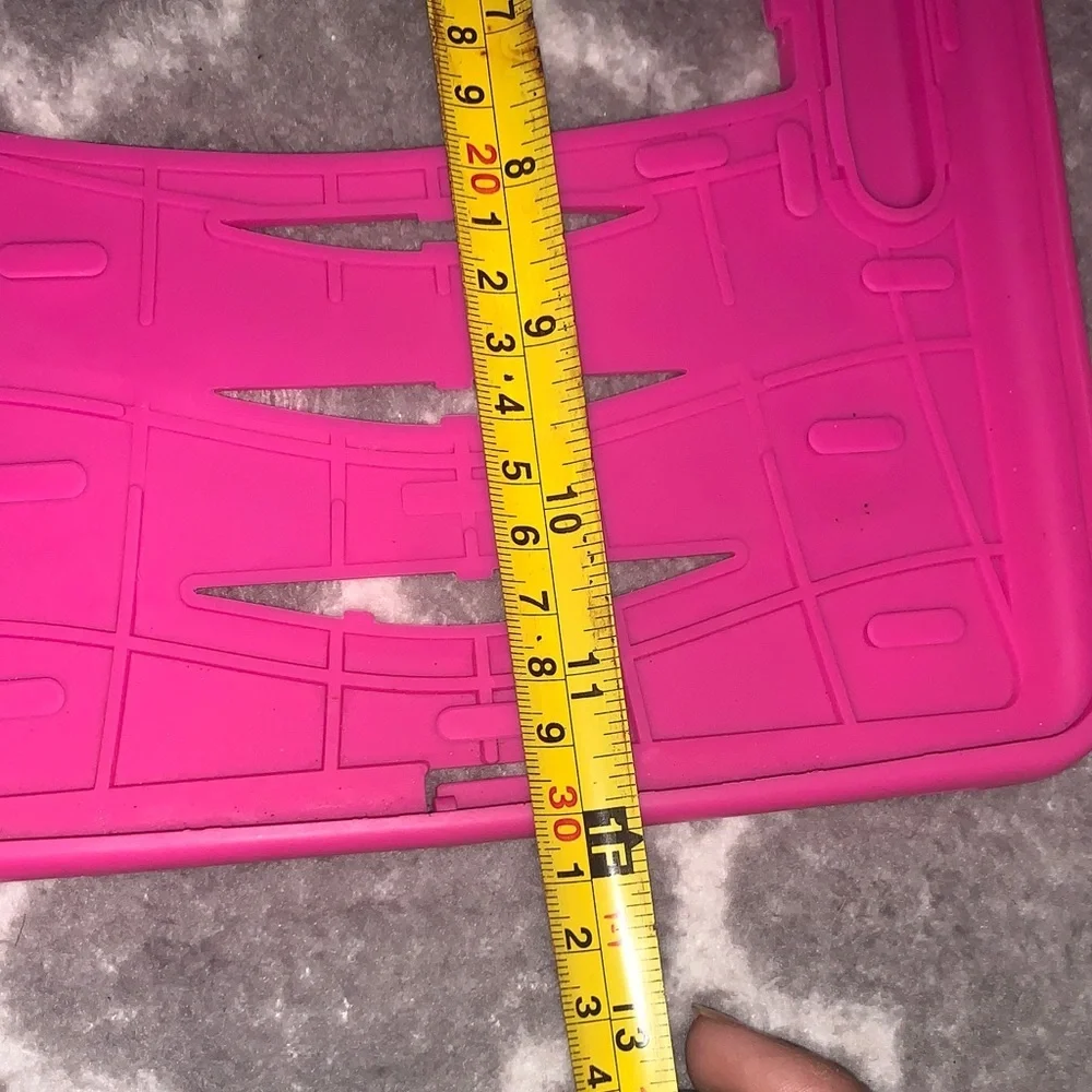 Pink and Black Tablet Case with Stand